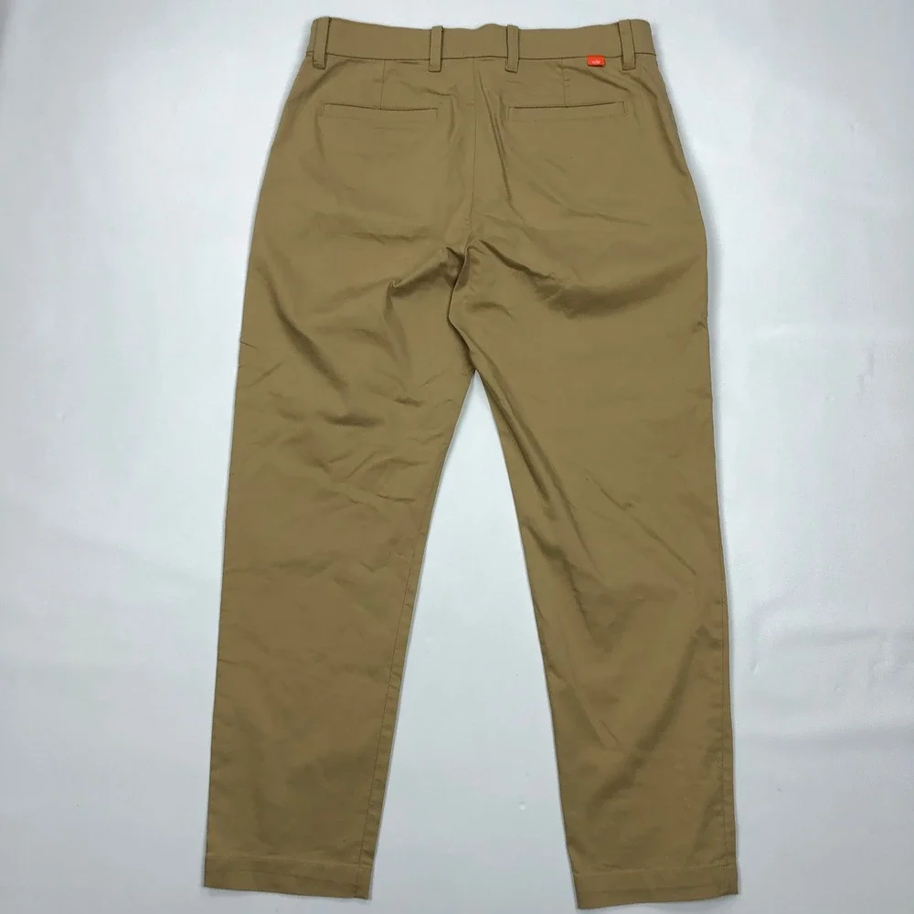 Nike Dri-FIT UV Chino Golf Pants Mens 32x29 Khaki Brown Slim Fit